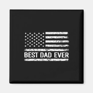 Dad Ever With Us American Flag Gift Men Fathers Da Magnet