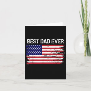 Dad Ever With Us American Flag Gifts Fathers Day D Card