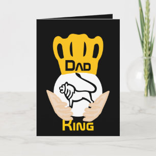 Dad Family Lion King-Customise Card