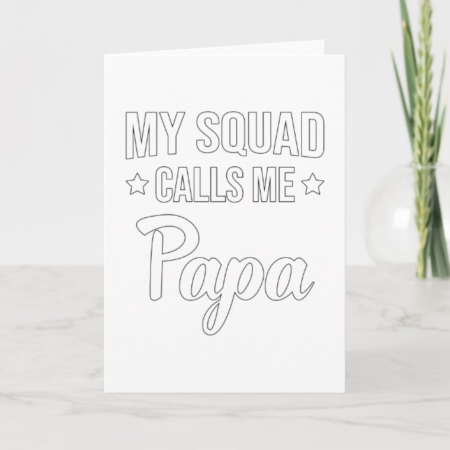 Dad Father Daddy Father's Day Best Funny Gift Idea Card (Front)