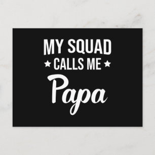 Dad Father Daddy Father's Day Best Funny Gift Postcard