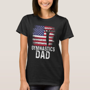 Dad Father Graphic Gymnast Gymnastics Acrobat Acro T-Shirt
