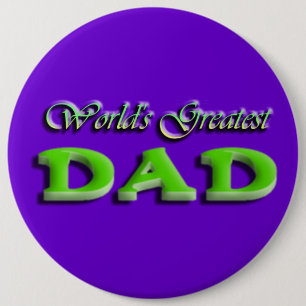 Dad Fathers Day 6 Cm Round Badge