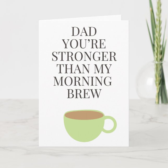 Dad, Father's Day, Birthday Greeting Card (Front)