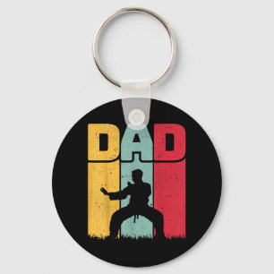 Dad - Fathers Day Martial Arts Taekwondo Karate Key Ring