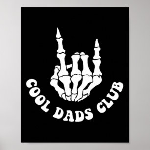 Dad Fathers Day Shirt Cool Dads Club  Poster