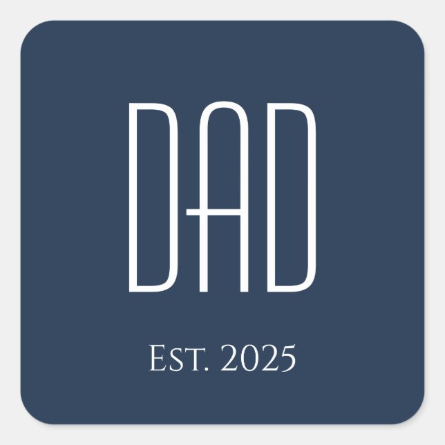 Dad Father's Day  Square Sticker (Front)