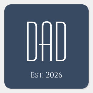 Dad Father's Day  Square Sticker