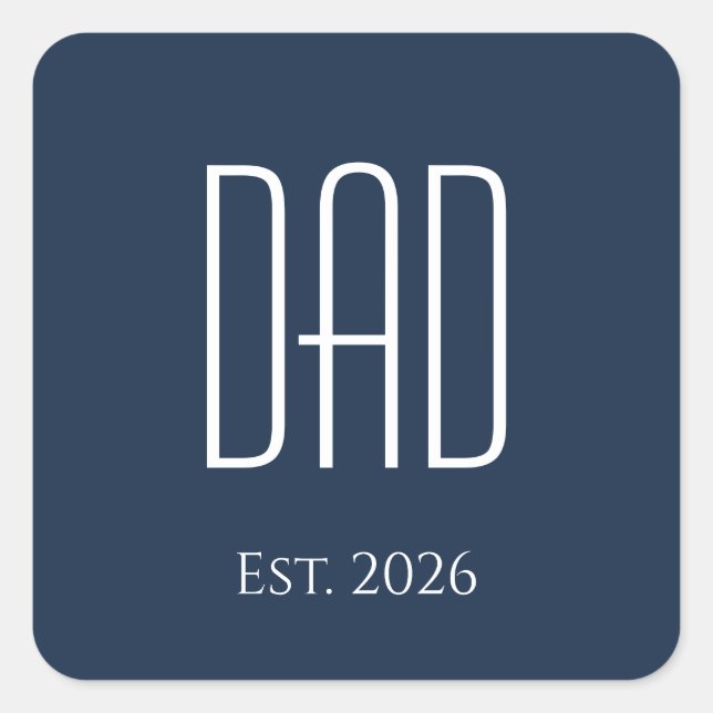 Dad Father's Day  Square Sticker (Front)