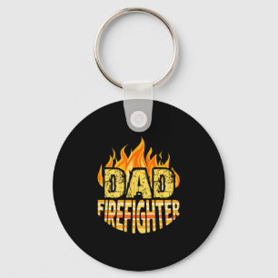 Dad Firefighter Fireman Gift Proud Firefighter Quo Key Ring