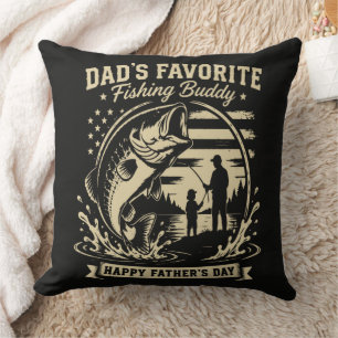 Dad Fishing Buddy Cushion