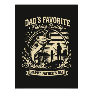 Dad Fishing Buddy Photo Print