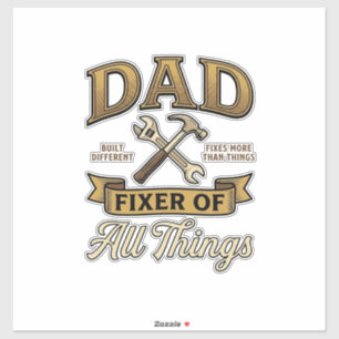 Dad Fixer of All Things Vintage Engraving Shirt_1