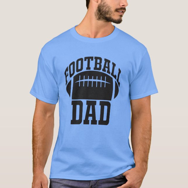Dad Football t-shirt Customisable (Front)