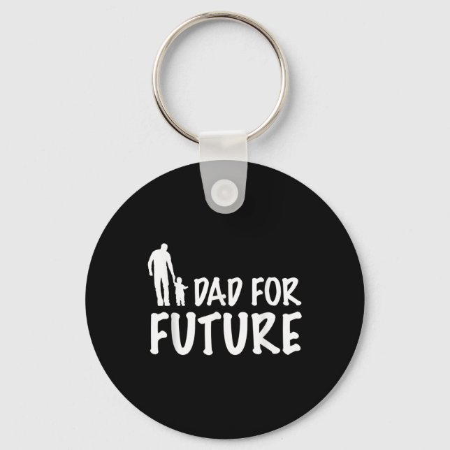 Dad For Future Parents For Future Environmental Pr Key Ring (Front)