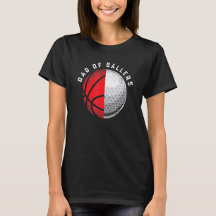 Dad From Son Daughter Kids Golf Basketball Player T-Shirt
