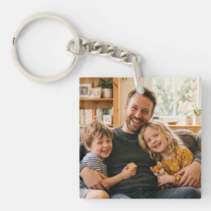 Dad Full Photo Create Your Own Key Ring