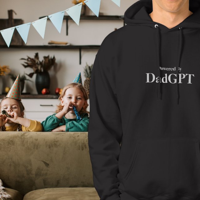 Dad Funny Birthday - Powered By DadGPT - Ai Joke Hoodie (Creator Uploaded)