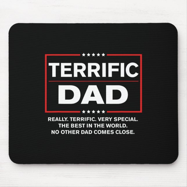 Dad - Funny Donald Trump Fathers Day Gift  Mouse Pad (Front)