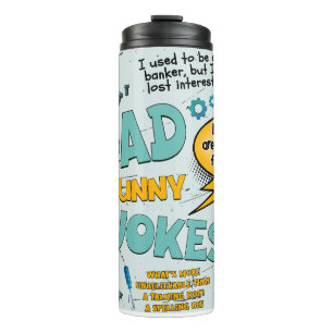 Dad Funny Jokes Tumbler 