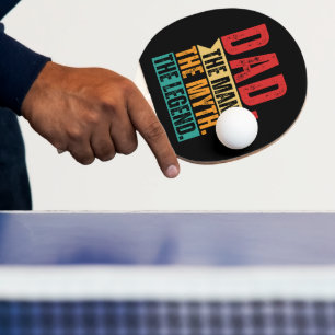Dad funny sport man myth legend ping pong paddle