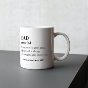 Dad FunnyDefinition Word Noun Gift Father's Day  Coffee Mug