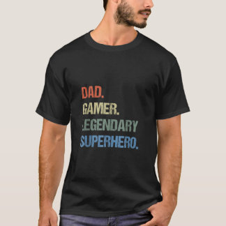Dad gamer legendary superhero Tank Top