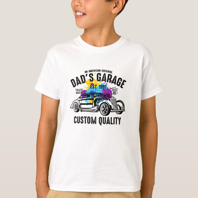 Dad Garage Boy T-Shirt (Front)