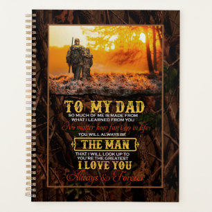 Dad Gifts Letter To My Dad The Man I Love You Planner