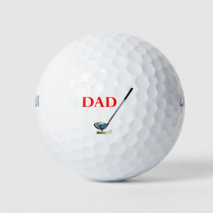 DAD - Golf Happy Fathers Day Birthday Cool Balls