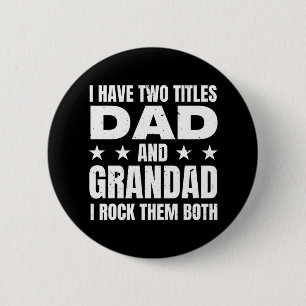 Dad Grandad 6 Cm Round Badge
