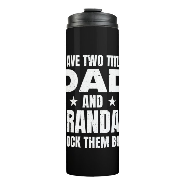 Dad Grandad Thermal Tumbler (Front)