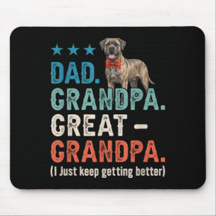 Dad Grandpa Great Grandpa Better Fathers Day Cane Mouse Pad