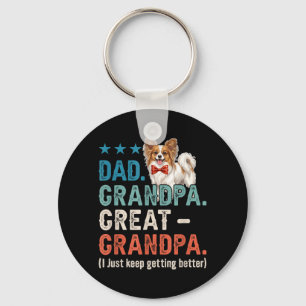 Dad Grandpa Great Grandpa Better Fathers Day Key Ring