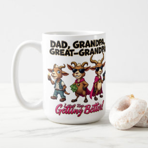 Dad Grandpa Great-Grandpa GOAT Getting Better Gift Coffee Mug