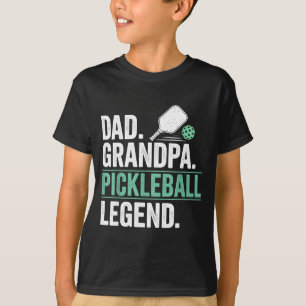 Dad grandpa pickleball legend player funny pickle T-Shirt
