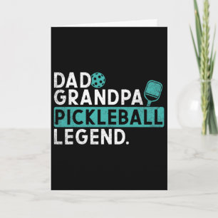 Dad Grandpa Picklell Legend Pickle Ll Player Men Card