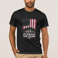 Dad Grandpa Veterans For Trump 2024 American Flag