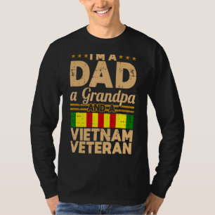 Dad Grandpa Vietnam Veteran Vintage Father's Day T-Shirt
