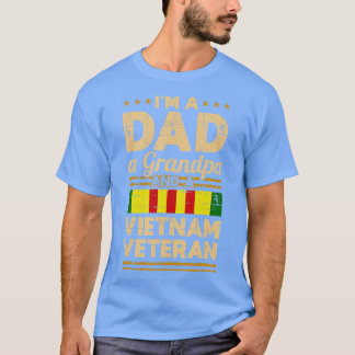 Dad Grandpa Vietnam Veteran Vintage  Mens Gift  T-Shirt