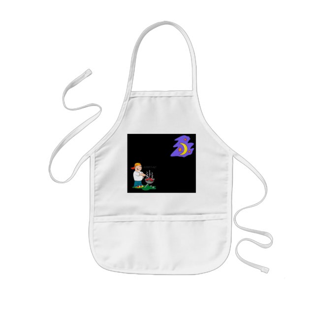 Dad Grilling - Kids Apron (Front)