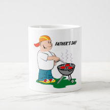 Dad Grilling -