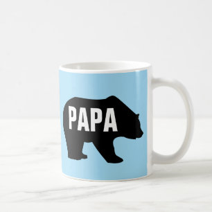 DAD GRIZZLY BEAR PAPA COFFEE MUG