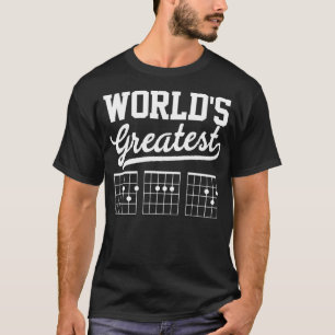 Dad Guitar And Bass Player Christmas Gift_300 T-Shirt