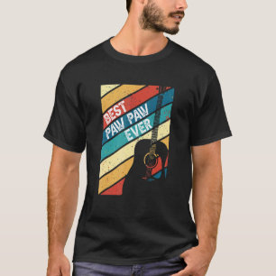Dad Guitarist Guitar Player Musician Retro Best Pa T-Shirt