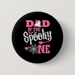 Dad Halloween 1st Birthday Matching Family Spooky  6 Cm Round Badge