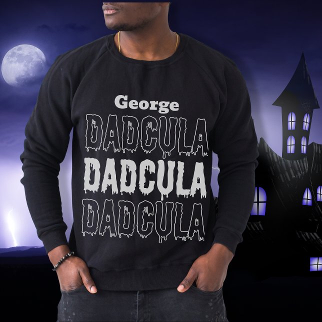 Dad Halloween Dadcula fall spooky dark Sweatshirt (Dad Halloween Dadcula fall spooky dark Sweatshirt)