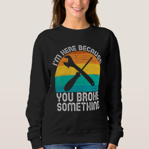 Dad Handyman Hardware Store Tools Fathers Day 2 Sweatshirt