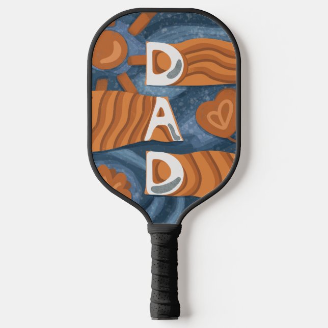 Dad - Happy Father’s Day Pickleball Paddle (Front)