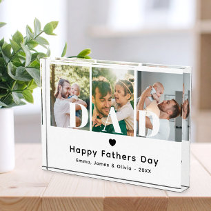 Dad Happy Fathers Day Picture Picture Collage Photo Block
